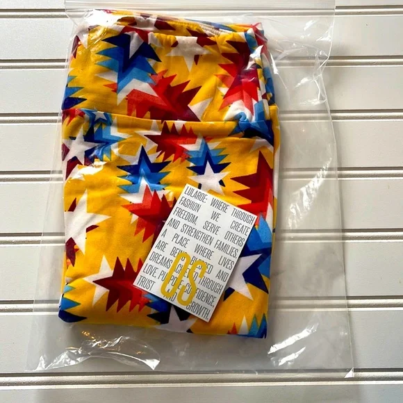 LuLaRoe Leggings One Size Summer NWT - Picture 2 of 3